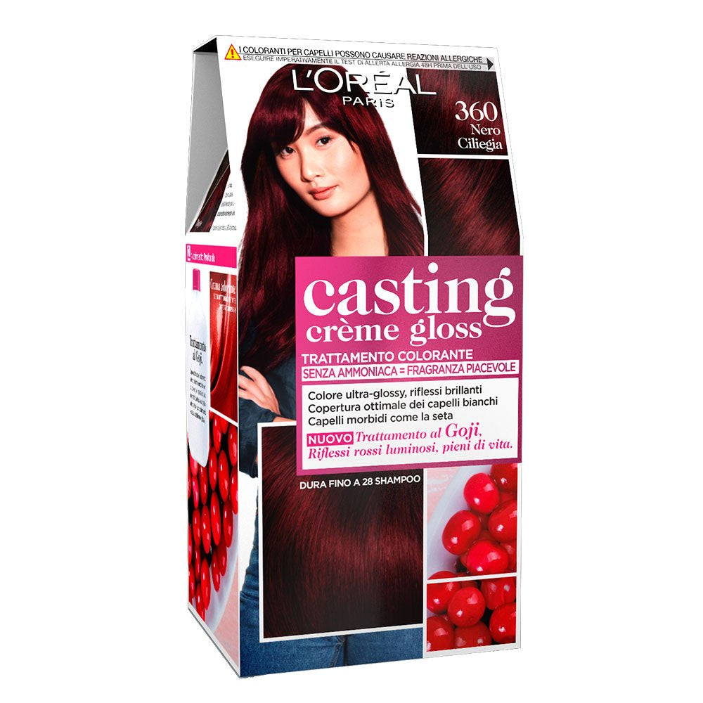 Haarfärbemittel Casting Creme Gloss ohne Ammoniak N360 Black Cherry Haarfärbemittel Naty Shop N360 Black Cherry 1 Stück (1er Pack)