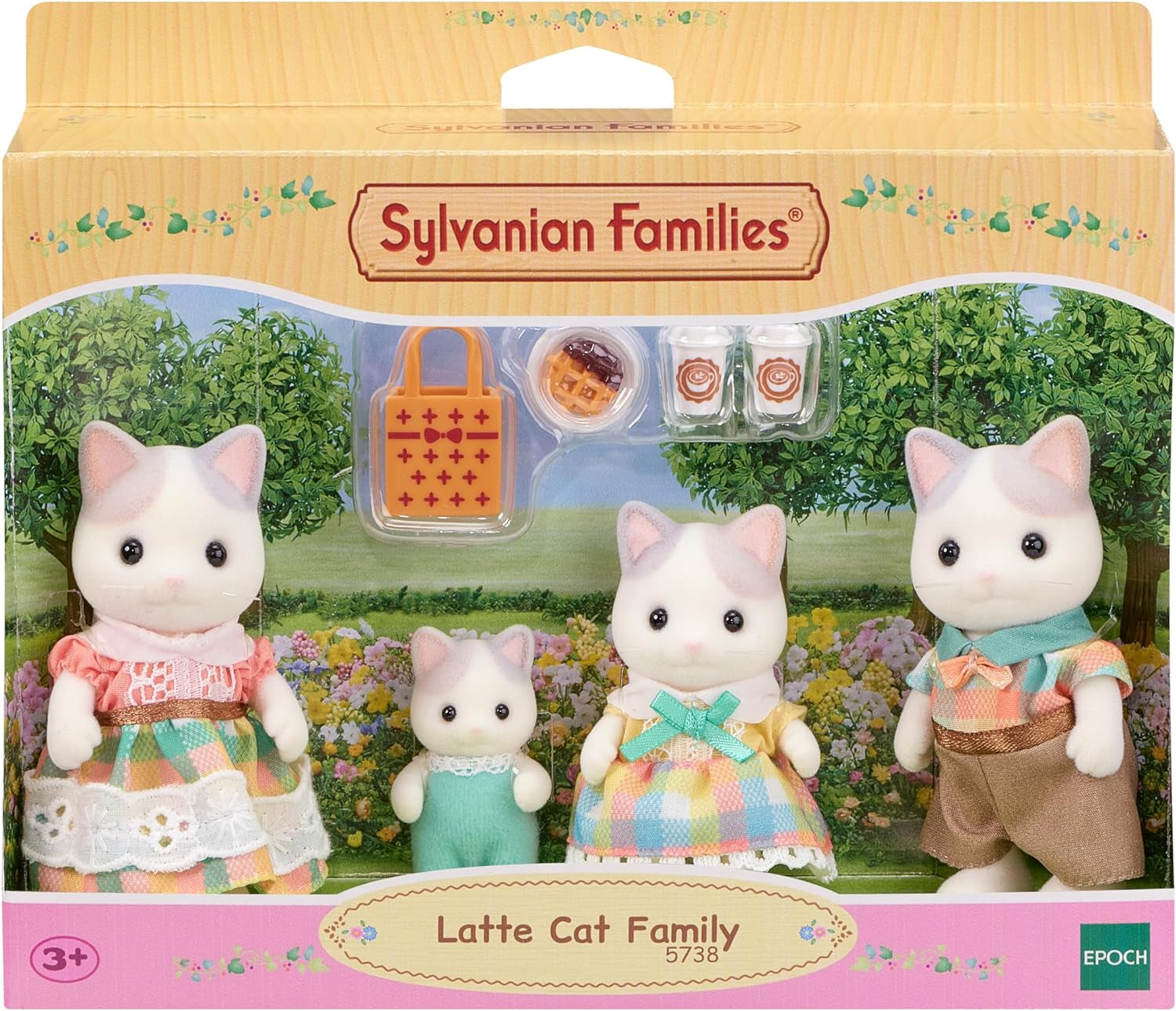 Sylvanian Families – 5738 Milchkatzenfamilie – Puppenhausfiguren