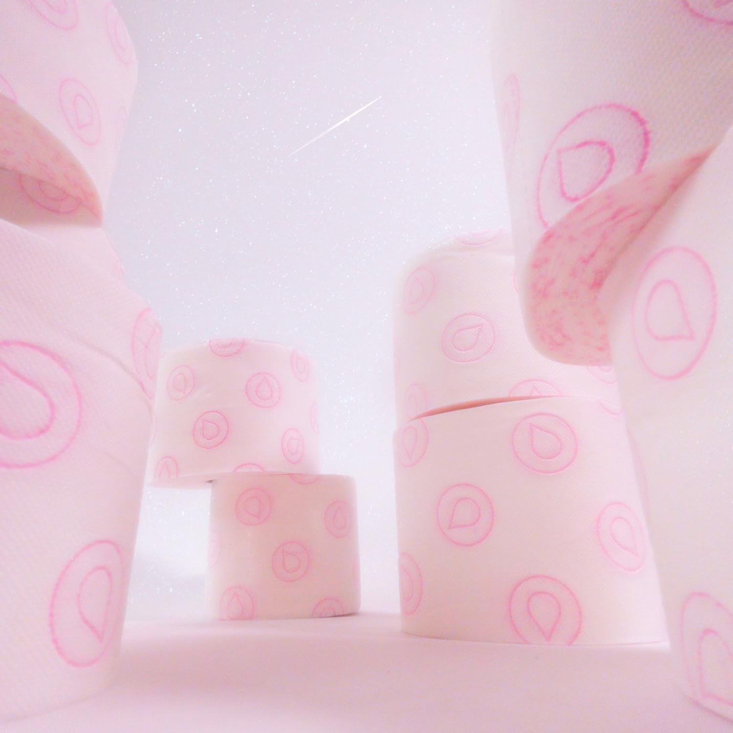 Renova - Toilettenpapier Skin Care Plus, dekoriert, parfümiert - 12 Rollen (Toilettenpapier)