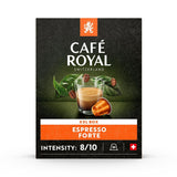 Espresso Forte 36 Kapseln für Nespresso Kaffeemaschine – 8/10 Intensität – UTZ-zertifiziert Kaffeekapseln aus Aluminium (Packung mit 3)