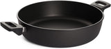 Woll Nowo Titanium Kasserolle – Induktiv –, Ø 32 cm, 8 cm hoch, 5,5 Liter, mit 2 Seitengriffen – geeignet für alle Herdarten Formen und Tabletts zum Backen Naty Shop 32 cm, 8 cm hoch, 5,5 Liter