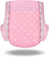 Bedruckte Windeln für Erwachsene, 5500–5800 ml, 2er-Pack – Blushing Baby (M)