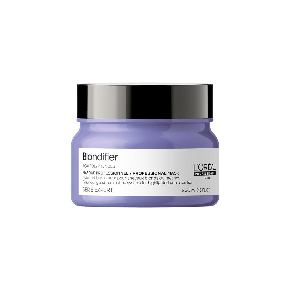 L'Oréal Professionnel | Pflegende Maske für blondes und blondiertes Haar, Açai-Fruchtextrakt, Serie Expert, Blondmaske Haarmaske Naty Shop Blondifier Mask Neu
