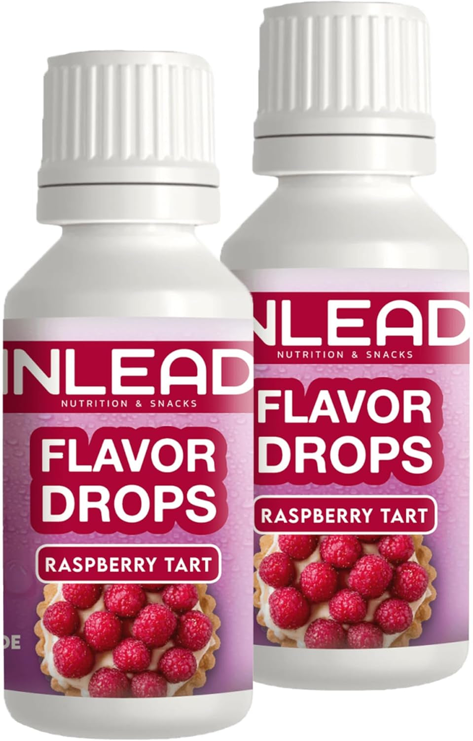 - Geschmackstropfen | Zucker- und kalorienfreies Aroma für Süßstoffe Naty Shop 2X 30Ml Raspberry Tart - Himbeer-Torte