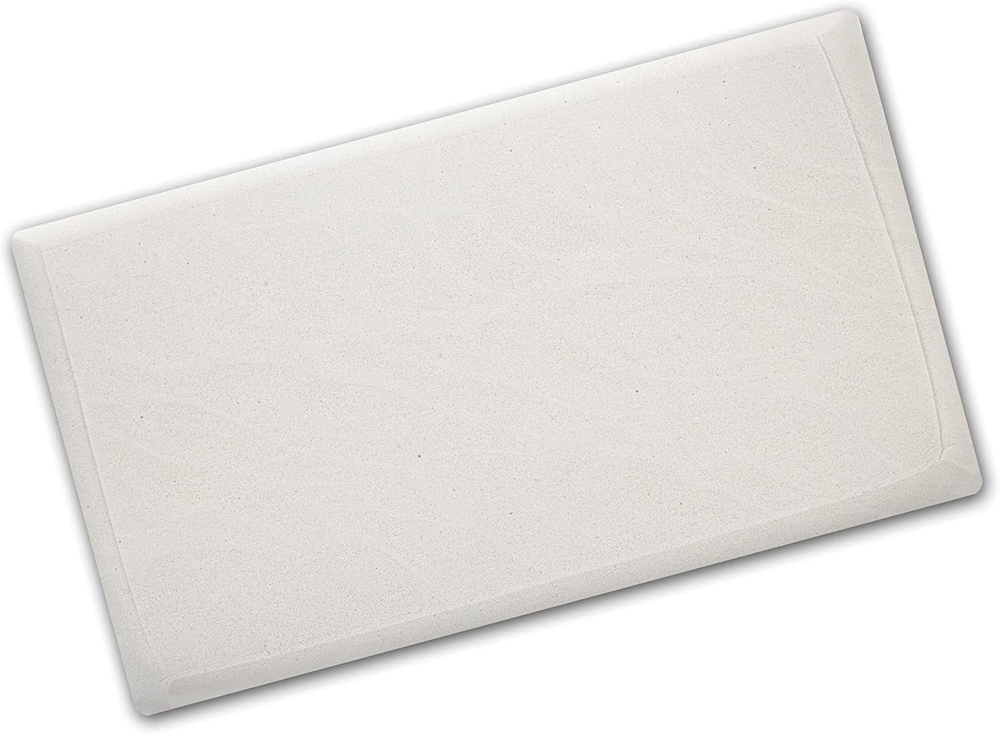 V.I.P. Extra großes Memory-Schaum-Kissen, 100 % viskoelastisch, mit abnehmbarem Bezug, 42 x 68 cm, Höhe 9, hergestellt in Italien, Naty Shop Standard-Kissen