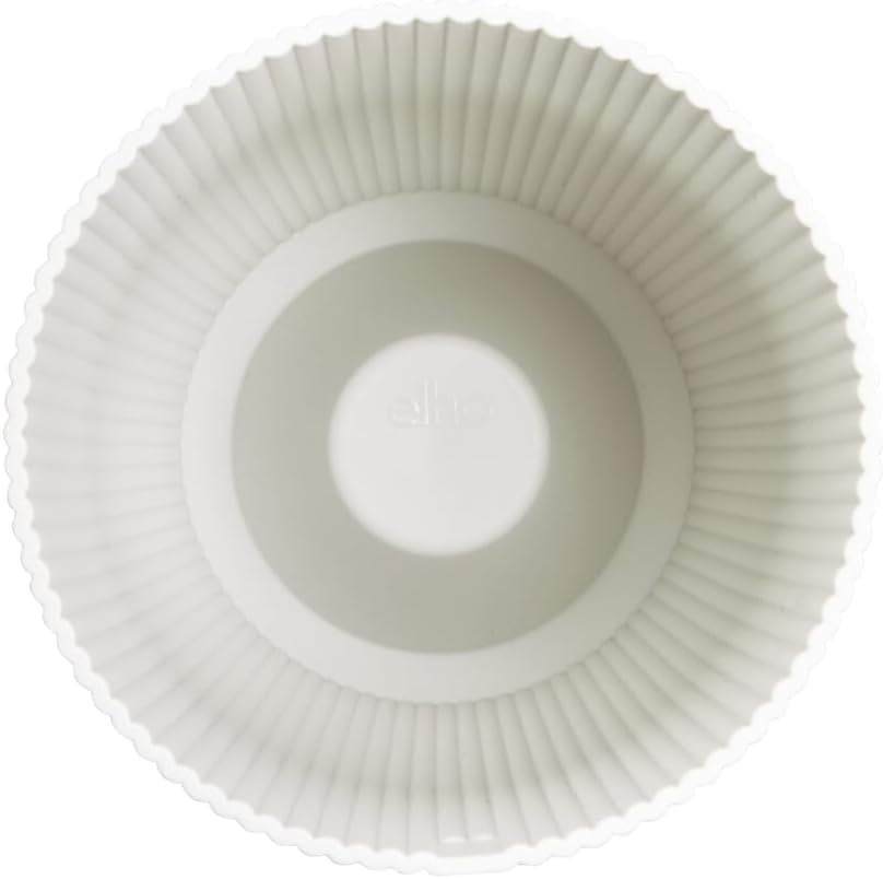 elho Vibes Fold Orchid High 12,5 cm – Orchideentöpfe für den Innenbereich – Blumentöpfe für den Innenbereich – 100 % recycelter Kunststoff – Weiß/Seidenweiß