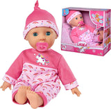 Simba 105140060 – Laura Tickle Baby-Puppe mit weichem Körper und Regenbogenmatratze, macht 25 Babygeräusche, 38 cm, Puppe für 2 Jahre und älter