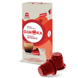 Gimoka Kaffeekapseln Espresso Intenso, Intensität 12/13-100 Kapsel – kompatibel mit Nespresso* Haushalts-Espressomaschinen – 100 Stück (10 x 10 Getränke) – hergestellt in Italien