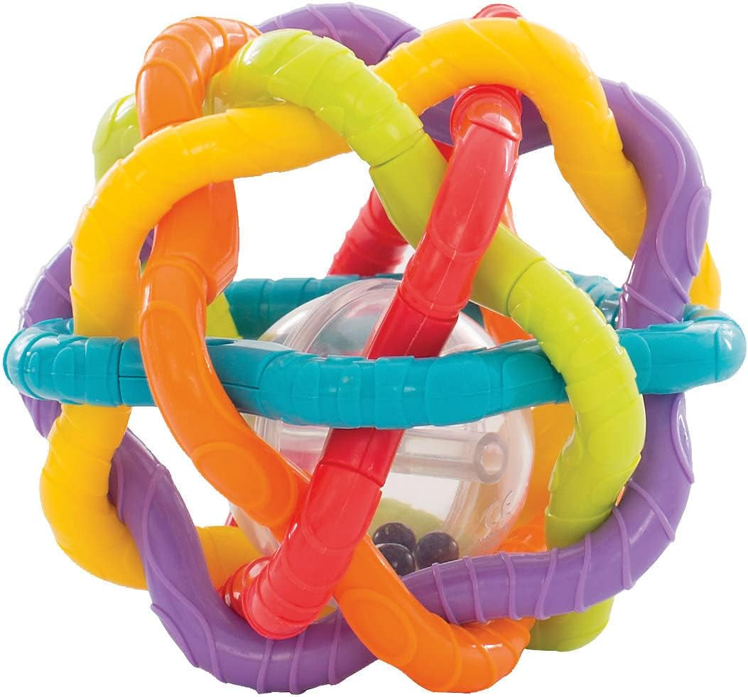 Playgro Rasselball für Kinder – Rasselball für Kinder – Rasselball für Kinder – Rasselball – Motorik – Spielzeug für Kinder – Motorik für Kinder – bunt Toys Bebe Naty Shop Bendy Ball