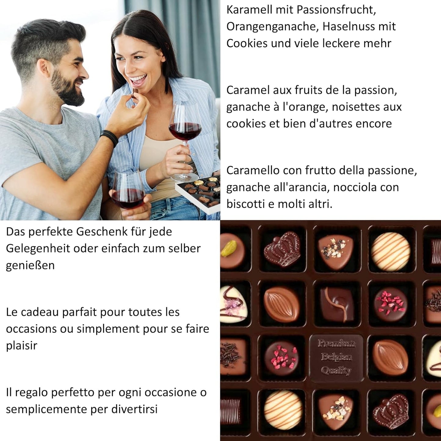 Belgische Luxusschokoladen von Limar: 19 individuelle Leckereien – hergestellt im traditionellen Stil