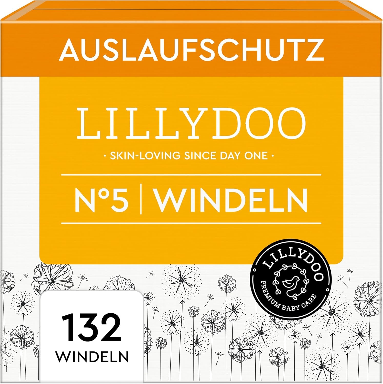 LILLYDOO Babywindeln hautfreundlich – Größe 3 (6–10 kg), 29 Stück, zuverlässiger Auslaufschutz, weich, parfümfrei und ohne Lotion für empfindliche Haut, dermatologisch getestet