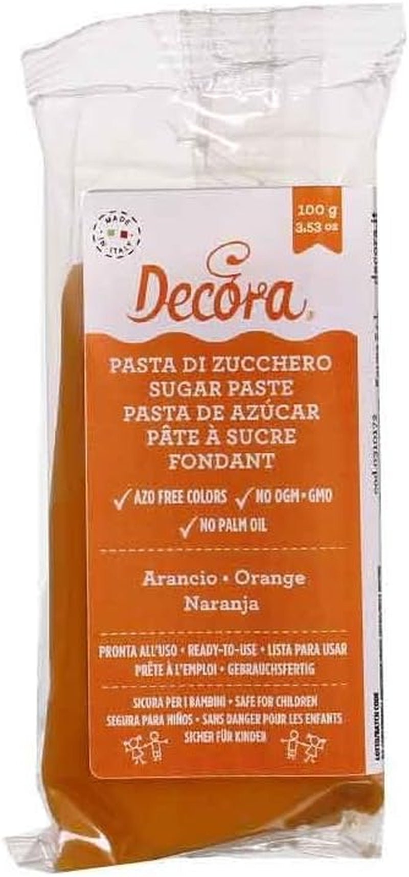 0310172 ORANGE FONDANT 100 G Zuckerpaste Naty Shop Standardtitel