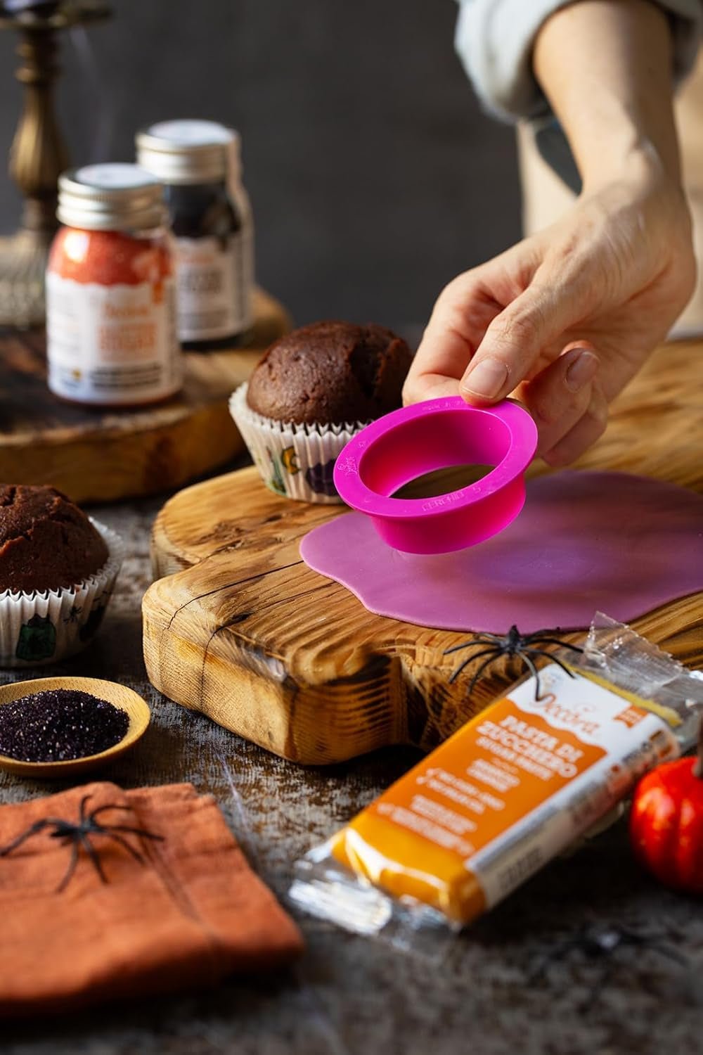 0310172 ORANGENFONDANT 100 G Zuckerpaste Naty Shop
