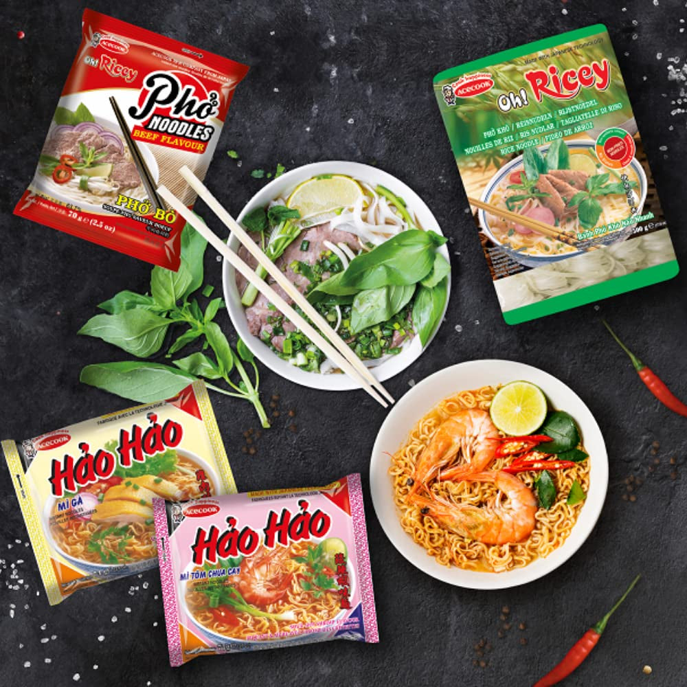 ACECOOK - OR Nam Vang Instant-Reisnudeln - Multipack (24 x 71 g)