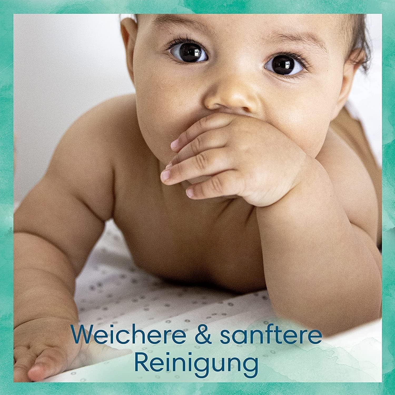 Harmonie Aqua Babywindelset Größe 1 (2–5 kg, 180 Stück), Größe 2 (4–8 kg, 240 Stück), Halbmondbox und Aqua Babytücher, 720 Tücher (15 x 48), Baby-Starterset