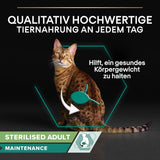 Pro Plan sterilisiertes Nassfutter für ausgewachsene Katzen mit Küken, 26er Packung (26 x 85g)