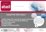 Abeil 1388 Bettdecke Topcool, dünn, Feuchtigkeitsregulierer, weiß, 240 x 260 cm Bettdecken und Steppdecken Naty Shop