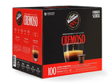 Caffè Vergnano 1882 – Èspresso kompostierbare Kaffeekapseln, kompatibel mit Nespresso, Cremoso (cremig) – Packung enthält 100 Kapseln