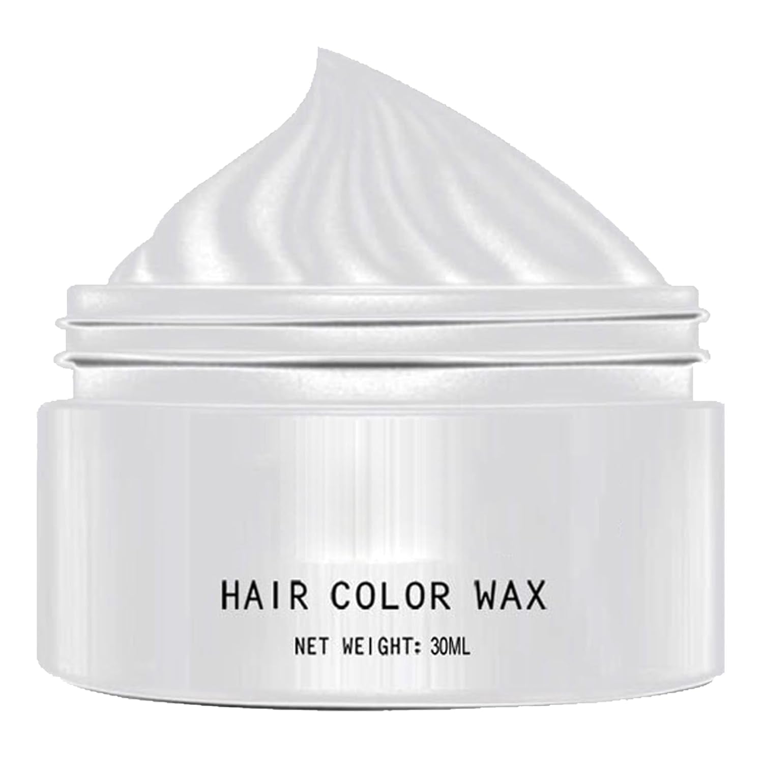 Natürliches weißes Haarfärbemittel, weißes Haarwachsfärbemittel, Unisex-weißes natürliches Haarfärbemittel, weißes Haarfärbemittel, Halloween-Cosplay-Party-Haarwachs, Haarfärbemittel-Party-Haarwachs, 30 ml Naty Shop Haarfärbemittel Standardtitel