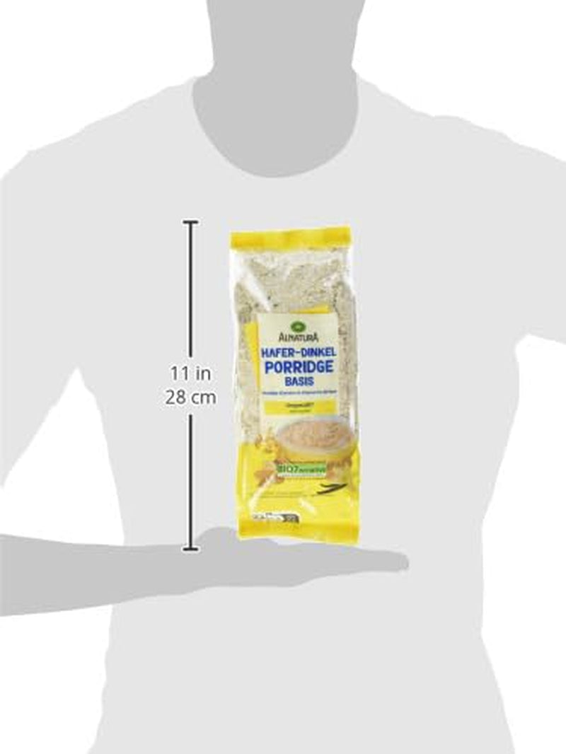 Bio-Haferflocken-Dinkel-Porridge-Basis, 500g (3er Pack)
