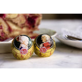 Rebel, Duet Mozart Kugeln, 2er Pack, Mozartkugeln aus dunkler Schokolade, gefüllt mit Pistazien und Marzipan, Mandeln und Haselnussnougat, 40g (2 Mozartkugeln)