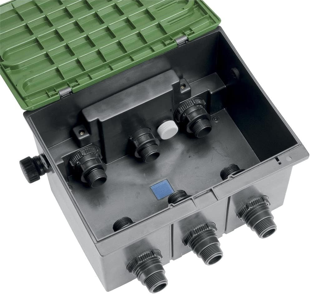 Gardena Verbindungsmuffe kurz: Kupplung zum sicheren Anschluss der Ventilbox, passend für Ventilboxen V1 und V3, Original Gardena Zubehör (5319-20)