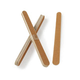Nagelfeile, gefüttert, natürliche und künstliche Nagelfeile, doppelseitig, mittlere Körnung, stark, robust, für Zuhause, Salon, professionelle Maniküre und Pediküre, 2 Stück