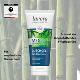 Lavera, Duschgel mit Bio-Bambus und Guarana, 3 in 1, für Haut, Haare und Gesicht, 200 ml Dusche und Bad Naty Shop