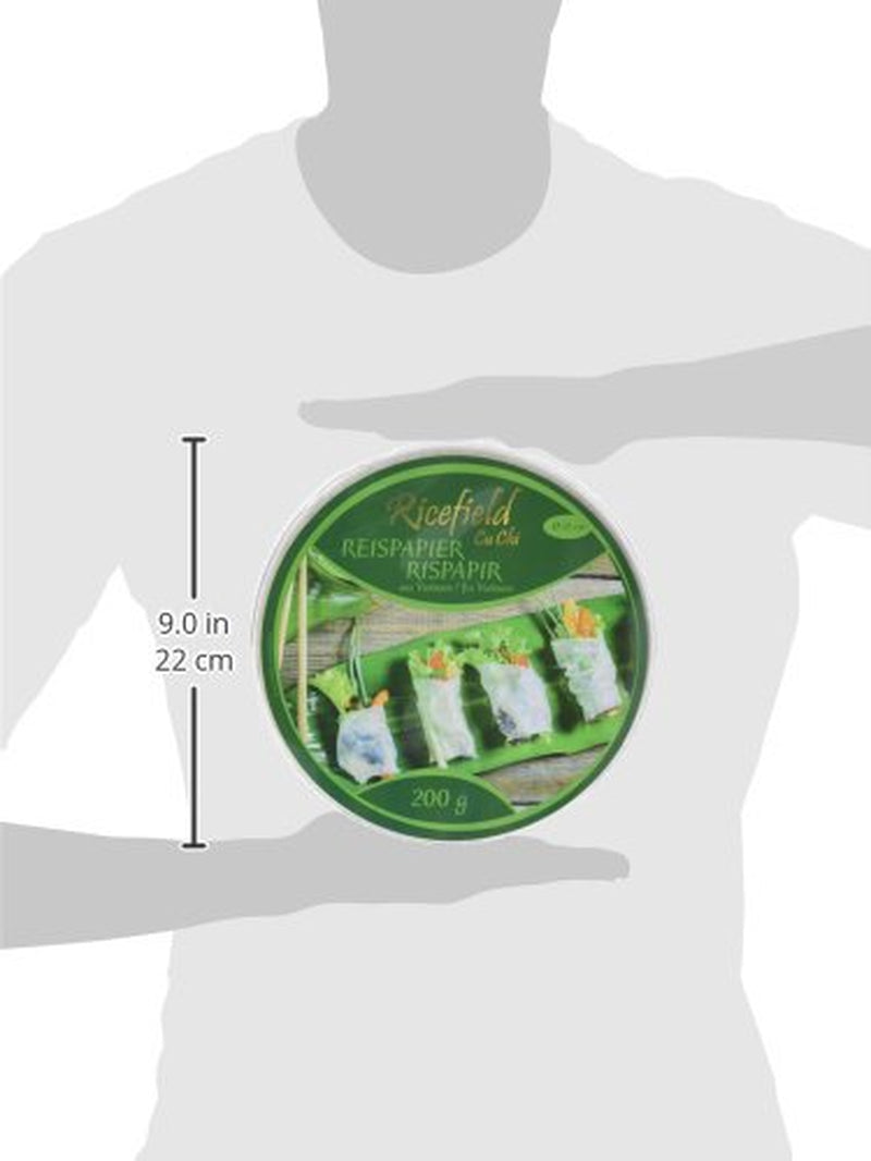 Ricefield Reispapier, rund, 22 cm (1 x 0,2 kg)