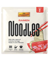 LEE KUM KEE Ramen-Nudeln – Asiatische Ramen mit zarter und feiner Textur, der Klassiker für Ramen-Suppen und Wok-Gerichte, halbtrockene Nudeln, zwei Portionen pro Packung, 6 x 180 g Multipack