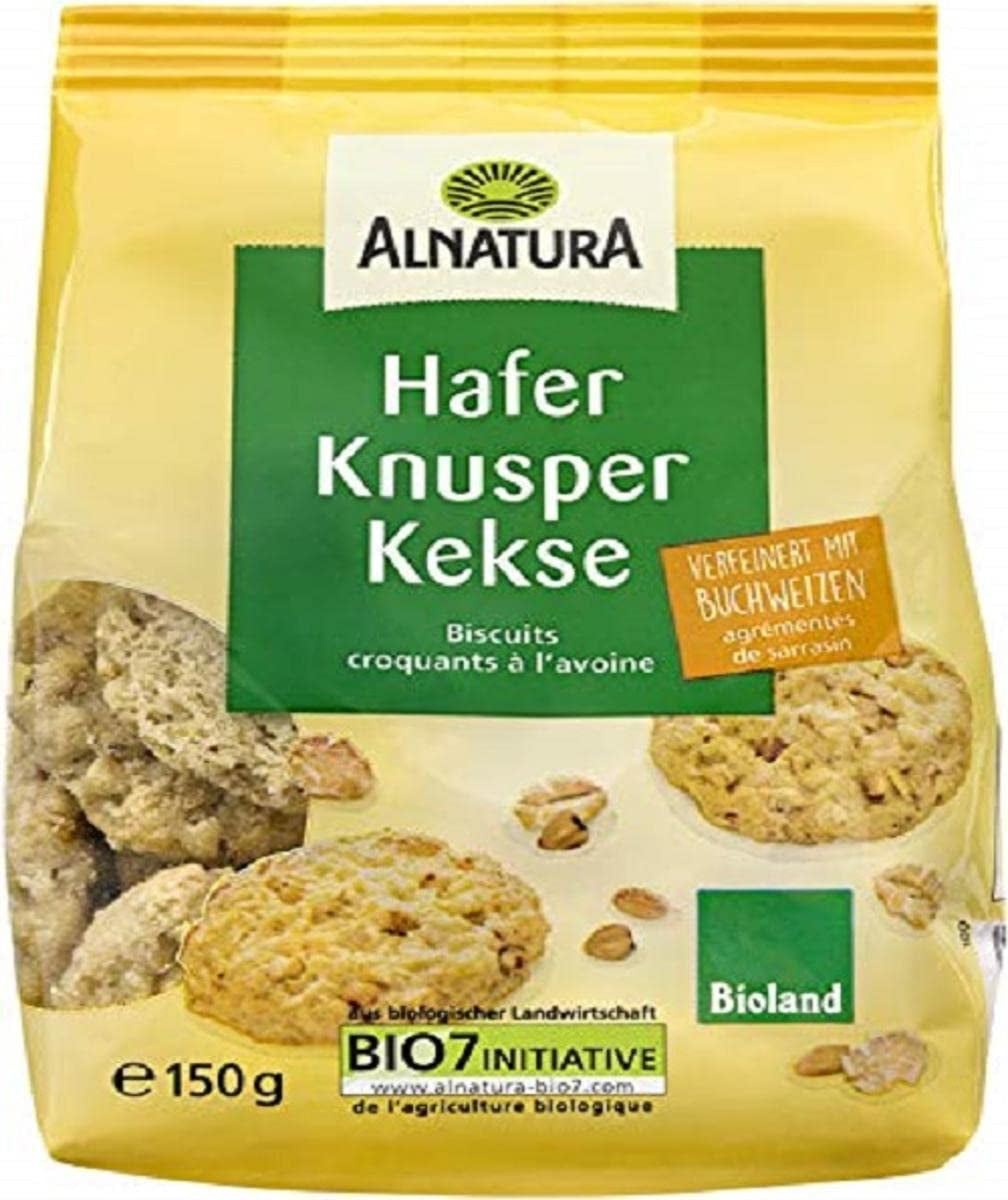 Knusprige Kekse mit Hafer, 150 g