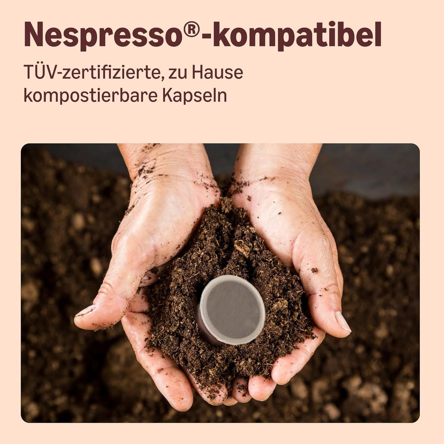 Von Amazon Heimkompostierbare Kaffeekapseln, kompatibel mit Nespresso, 100 % kolumbianischer Arabica, 20 Stück – Rainforest Alliance-zertifiziert