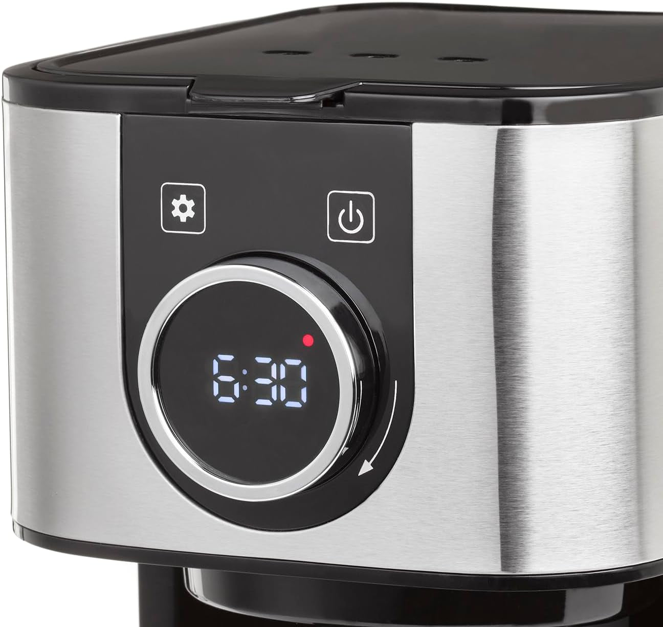 CASO Selection C 10 Thermo Design Kaffeemaschine – Edelstahlgehäuse, 1,2 l Isotherm-Karaffe (10 Tassen), Touch-Bedienung und Timer, Aroma PLUS-Funktion, Permanentfilter, Anti-Tropf-Filter