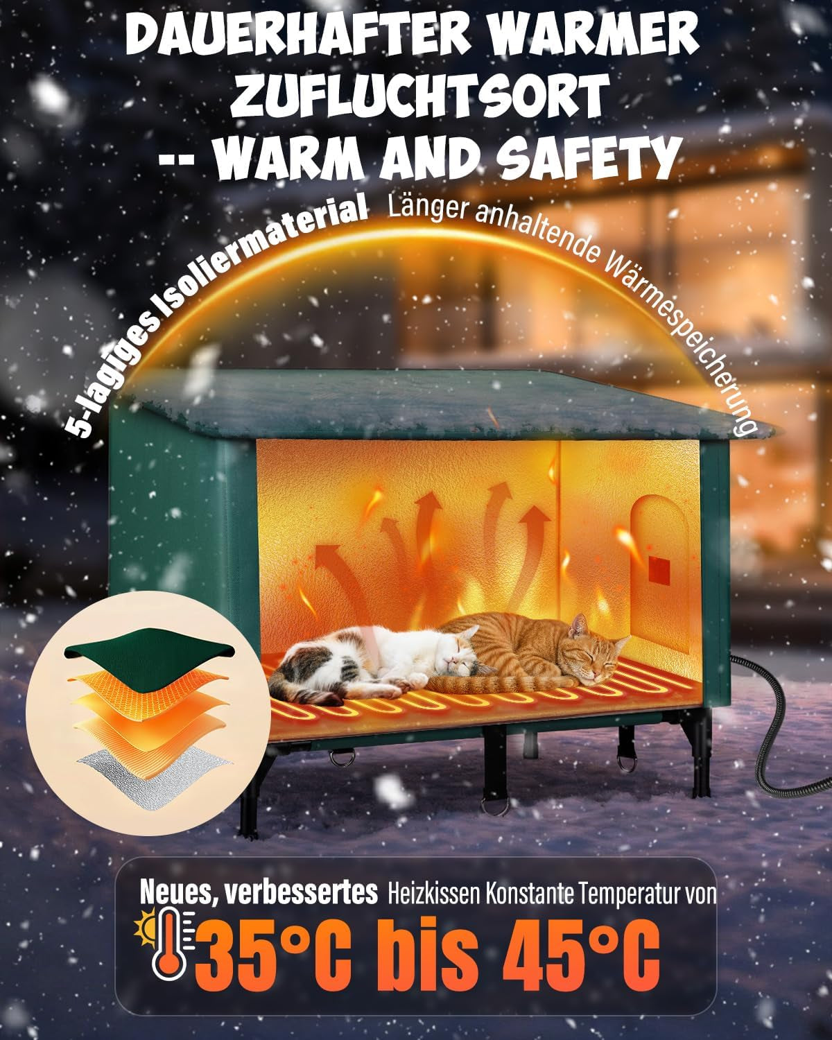 Decken und Möbel, Haustiere, Höhlen und Häuser, Katzen, Betten für Katzen, Katzenbetten, Matratzen