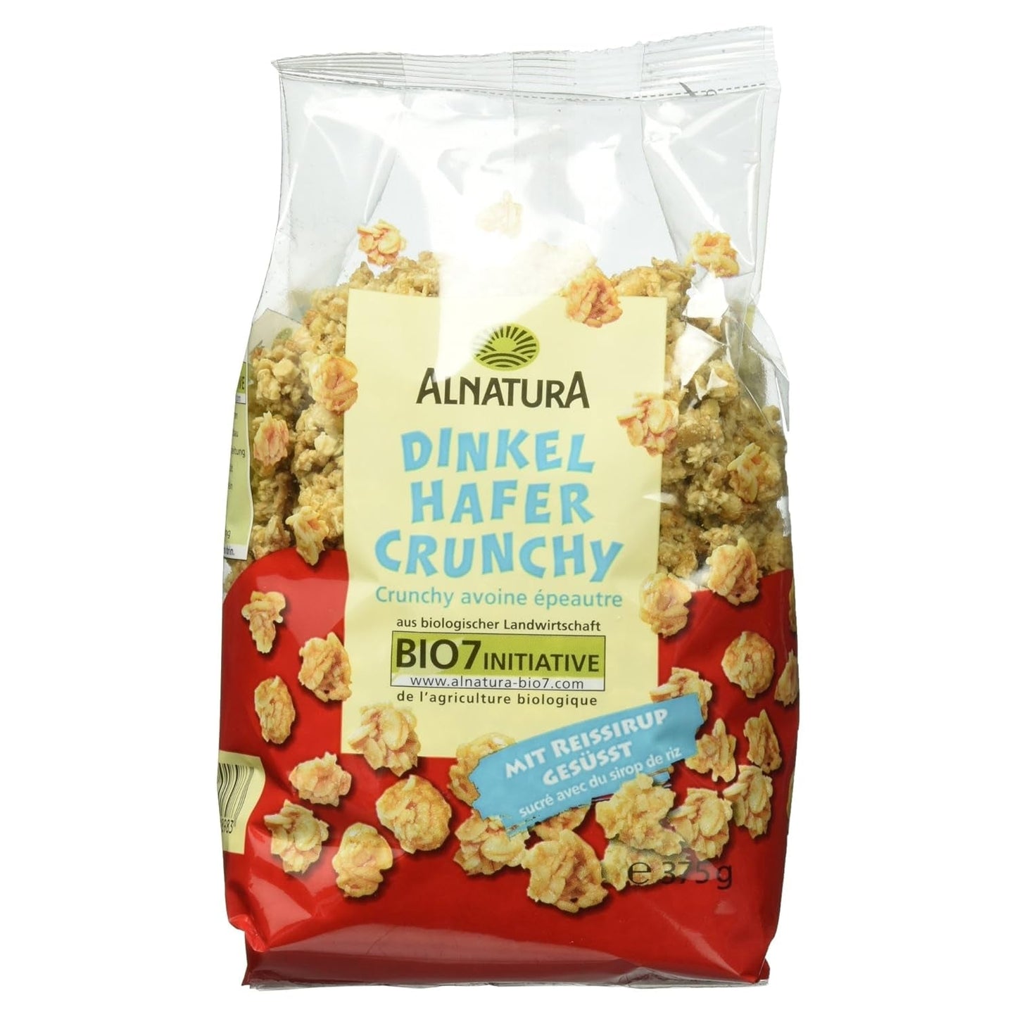 Knusprig mit Dinkel und Bio-Hafer, 375g