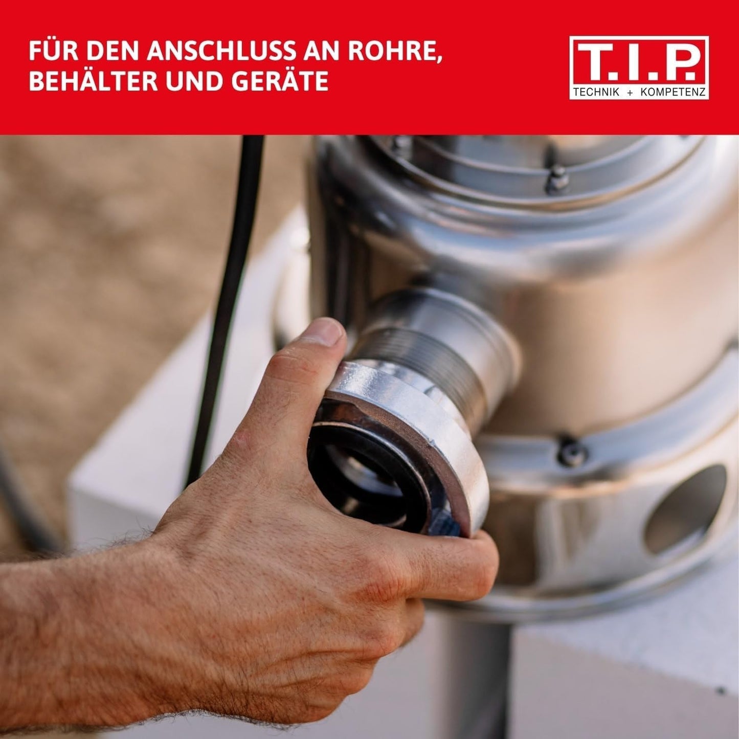 Storz TYP C 52 Kupplung, 2" Innengewinde, für Rohre und Armaturen mit Nitril-O-Ring für Saug- und Druckeinsätze, aus Aluminium, 31092