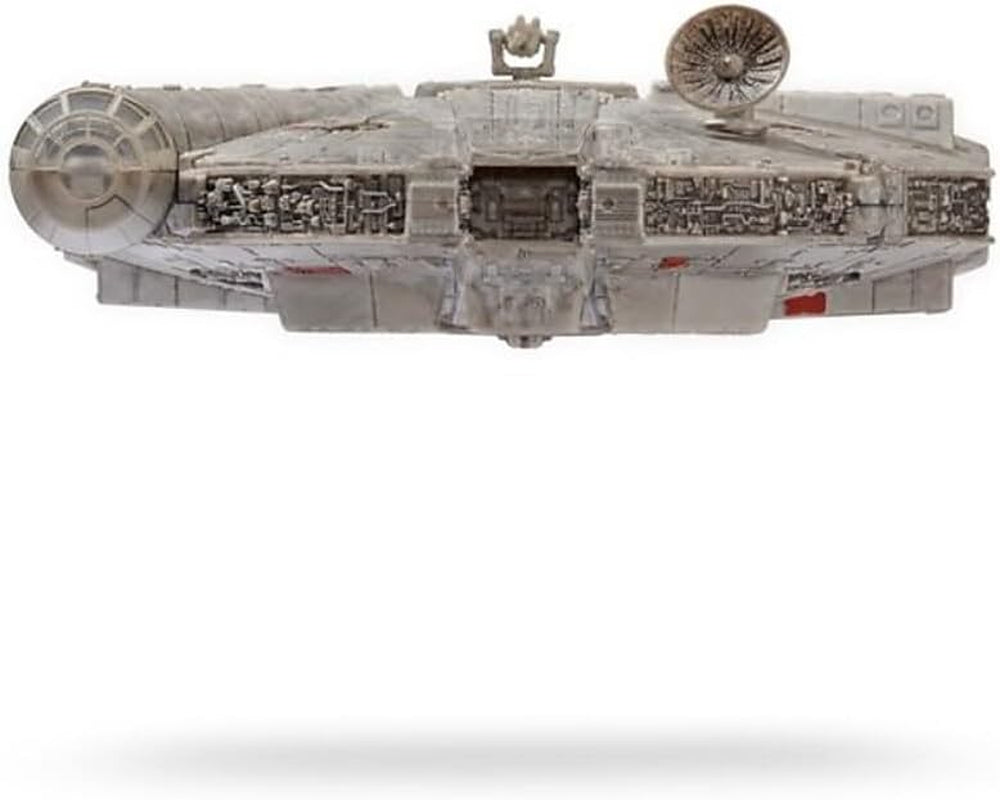 Star Wars Micro Galaxy Squadron SWJ0332 – Millennium Falcon 22,5 cm offizielles Fahrzeug mit Licht, Sound und Actionfiguren Naty Shop