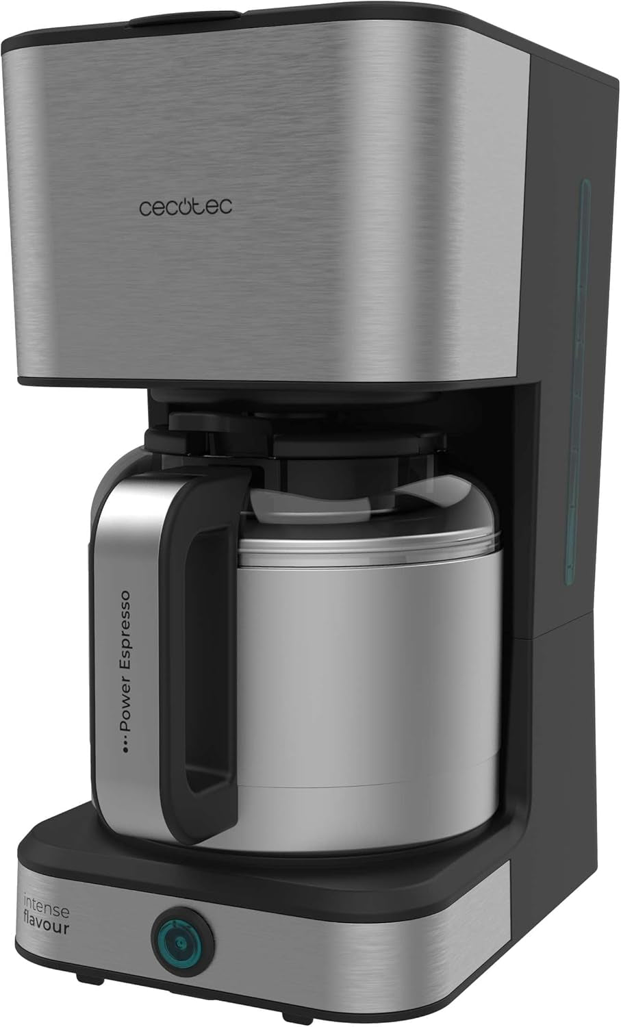 Cecotec Coffee 66 Drop & Thermo Filterkaffeemaschine, 950 W, 1,2 l, 10 Tassen, ExtremeAroma-Technologie, Anti-Tropf-Funktion, Wasserstandsanzeige, wiederverwendbarer Hauptfilter, Überhitzungsschutz