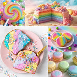 Essbarer Glitzer – 6 g Lebensmittelfarbpulver für Schokolade, Erdbeere, Muffins, Kuchen, Fondant (lila)