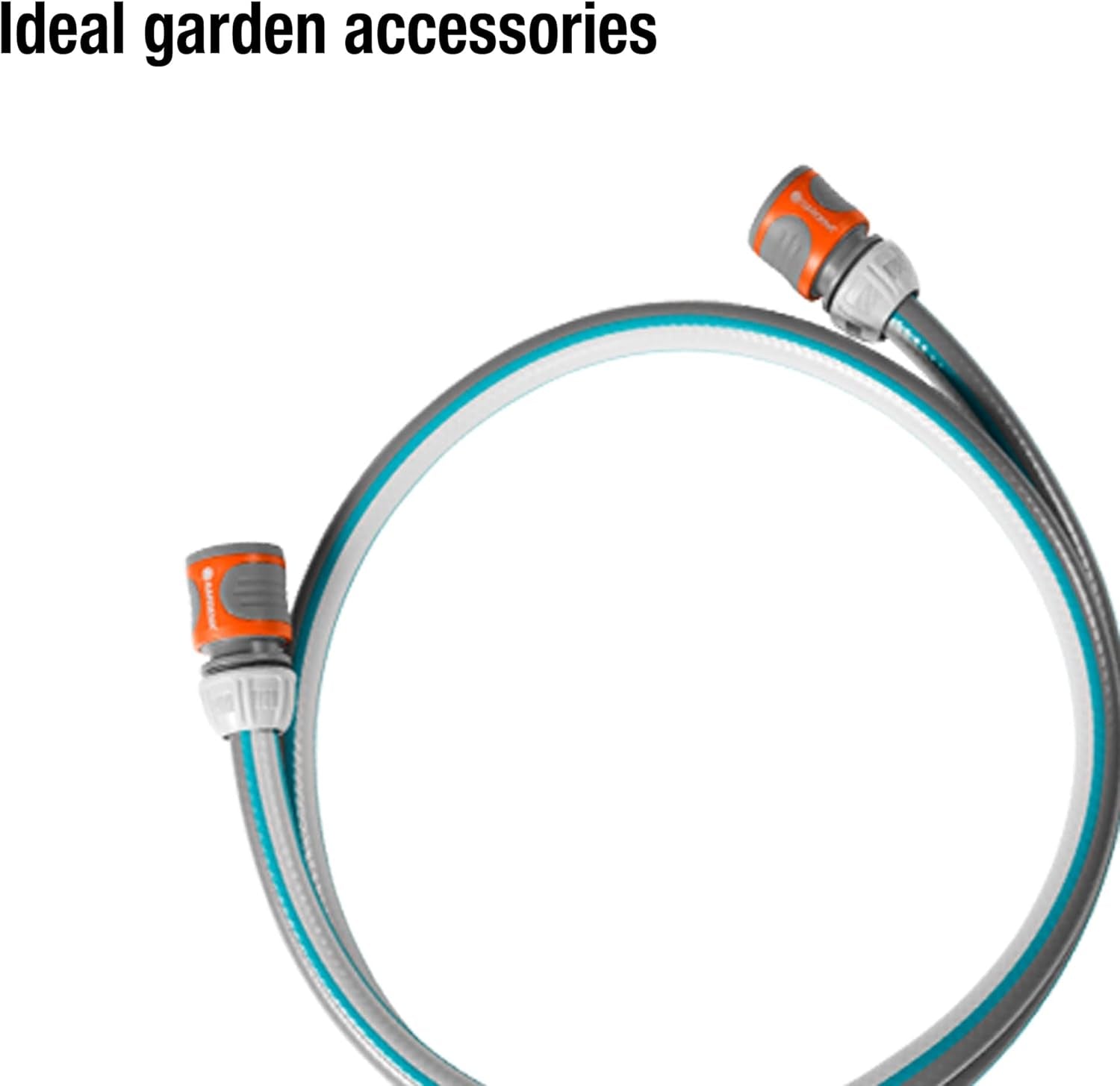 Anschlussset Gardena Classic 13 mm (1/2 Zoll), 1,5 m: Schlauchadapter zum Anschluss von Schlauchtrommel, Schlauch mit Systemkomponenten, 22 bar (18011-20)