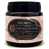 VEGAIROA – No Yellow Plex Mask – Neutralisierende Maske für Gelb- und Orangetöne – Feuchtigkeitsspendende Pflege – Lila Pigment – Professionelles veganes Haarprodukt – 275 g Naty Shop Haarmaske Standardtitel