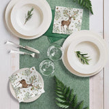 PAW – 3-lagige Servietten (33 x 33 cm) I 20 Stück I Perfekt für Kindergeburtstage, Partys, Kommunionen und Feiertage I Bunte Papierservietten mit Partymotiv I Tiere, Freude, Party – Geweih