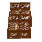 M&M's Erdnuss-Schokoladen-Großpackung, 24 x 45 g Schokoladen-Linsen mit Erdnussgeschmack, Schokoladengeschenk (1080 g), ideal als Leckerbissen zum Thema Fußball