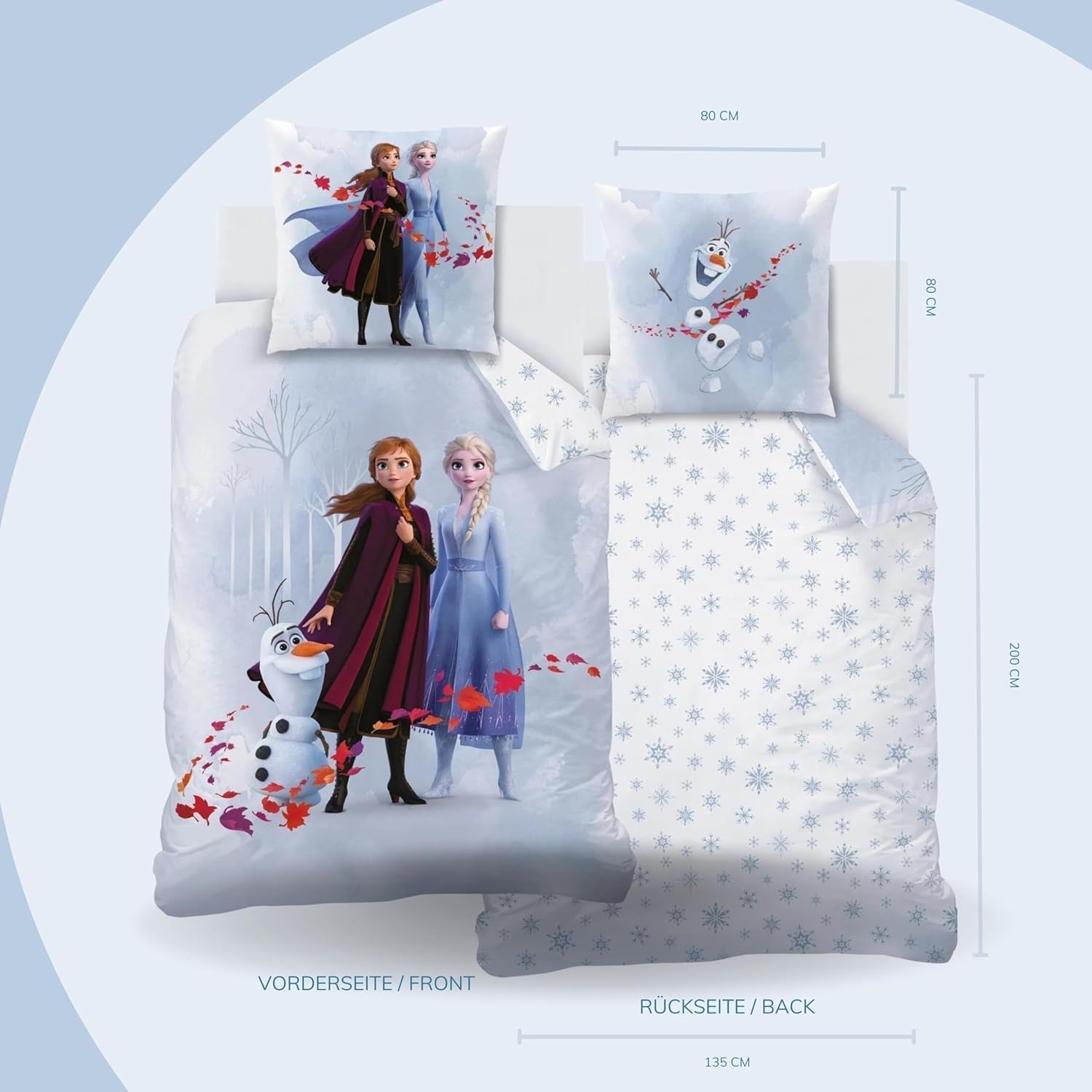 Bettwäsche für Kinder, verschiedene Comicfiguren, 100 % Baumwolle. Bettwäsche – Kinder Naty Shop