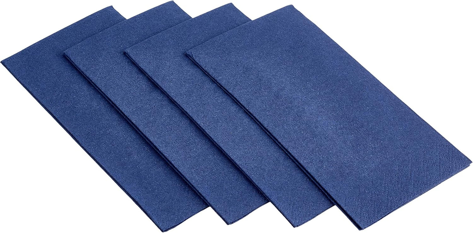 Papstar 84576 250 Taschentücher, 3-lagig 1/8-Falz 33 cm x 33 cm, dunkelblau
