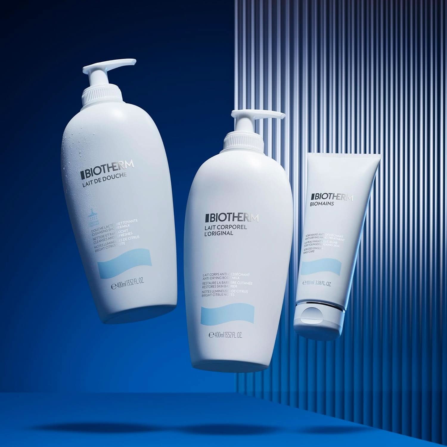 Biotherm, belebende Duschlotion für intensive Feuchtigkeitsversorgung und ein geschmeidiges Körpergefühl, 400 ml Dusche und Bad Naty Shop