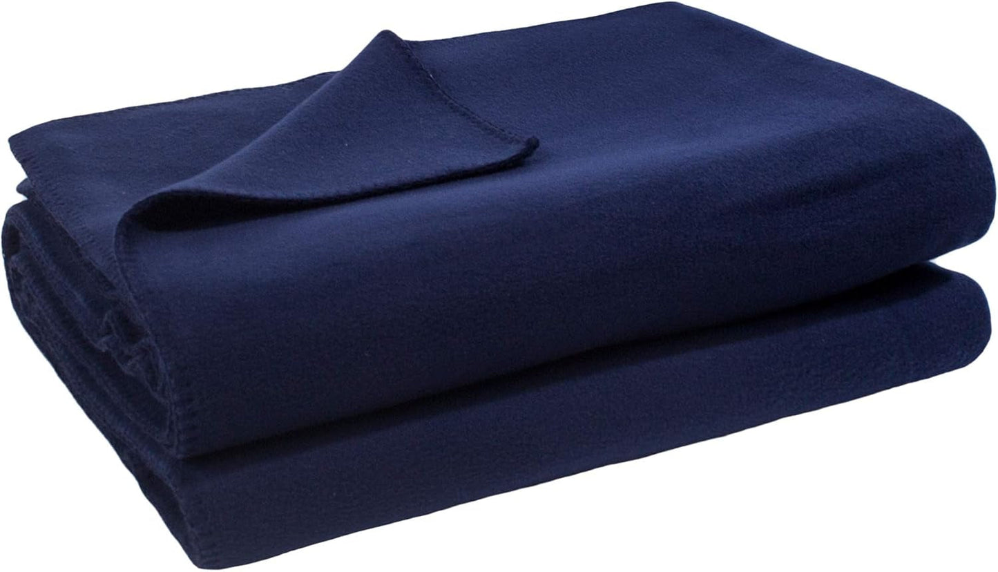 Zoeppritz-Decke in der Farbe Rot, aus 65 % Polyester, 35 % Viskose, Größe: 160 x 200 cm, 103291-235-160 x 200 Zoeppritz Beds and Duvets Since 1828 595 Dark Navy 110 x 150 cm