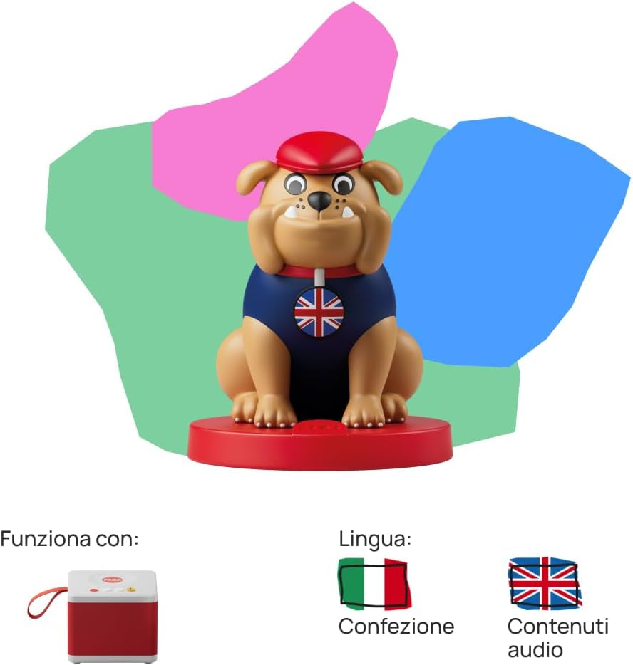 Klangfigur - Happy English - Musik und Lieder auf Englisch - Spielzeug mit Lerninhalt, italienische Version, Jungen und Mädchen jeden Alters Babyspielzeug Naty Shop