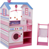 Olivia's Little World Teamson Kids Holzpuppen, 45 cm, doppelseitig, für Kinder TD-11460W