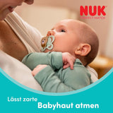NUK Perfect Match Luftschnuller für Babys | 0-6 Monate | Kieferorthopädische Schnuller, die die Luftzirkulation fördern und durch Speichel verursachte Hautausschläge verhindern | 95 % Akzeptanz bei Babys** | Disney Winnie Puuh | 2 Stück